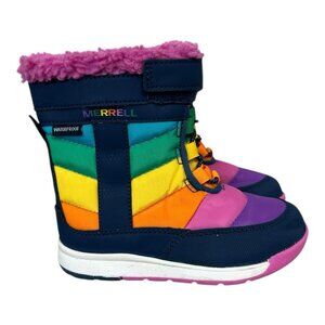 Merrell Toddler Size 9 Rainbow Alpine Puffer Waterproof Boot